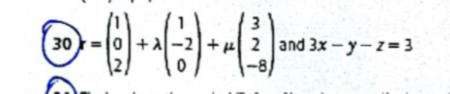 3
30
|+시
2 and 3x -y-z=3
