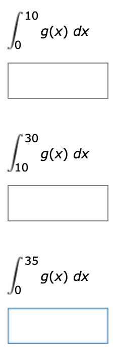 10
д(x) dx
30
д(x) dx
10
35
д(x) dx
