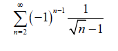 1
E(-1)* .
In-1
n=2
