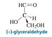 НС-о
"Н
НО
CH-ОН
(+)-glyceraldehyde
