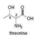 он
он
NH2
threonine
