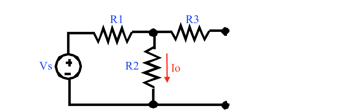 R1
R3
Vs
R2
Io
