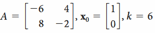 9-
4
A =
Xo
-2
k = 6
8
