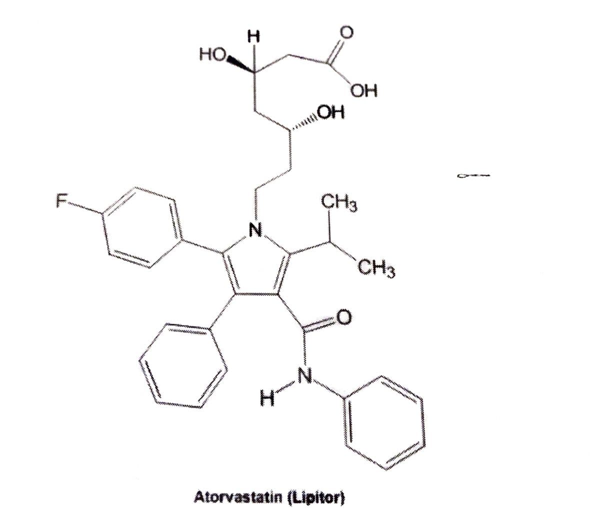HO
HO,
OH
F-
CH3
N.
CH3
N.
Atorvastatin (Lipitor)

