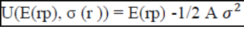 U(E(1p), o (r )) = E(1p) -1/2 A o²