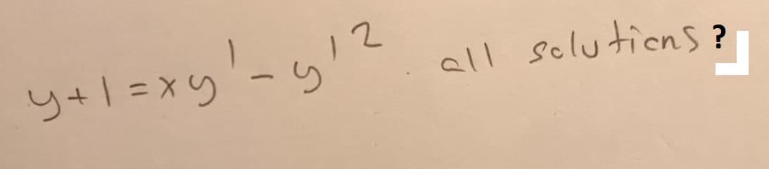 y+1=xy
all sclutions ?
