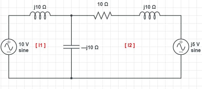 10 Q
j10 O
j10 O
ll
lll
10 V [1]
j5 V
sine
-j10 O
[12]
sine
