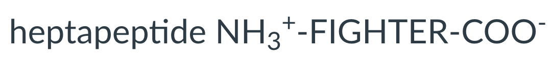 heptapeptide NH3-FIGHTER-COO