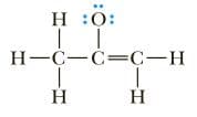 H
Н :0:
Н-С—С—С—Н
-C=C-H
H
H
