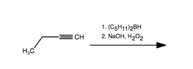 1. (C5H11)2BH
2. NaOH, H202
CH
H;C
