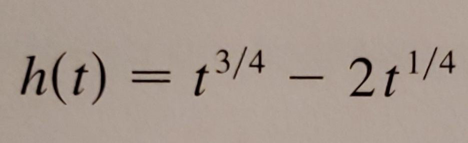 h(t) = 13/4 - 2t /4

