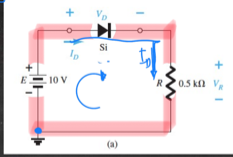 Si
10 V
0.5 kn Ve
(a)
+
