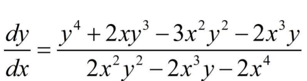 dy _y* +2xy³ – 3x²y² – 2x³y
y – 2x'y– 2x*
4
|
2.2
dx
2x²
