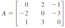 2 -1
–1
A =-2
0 -3
3
