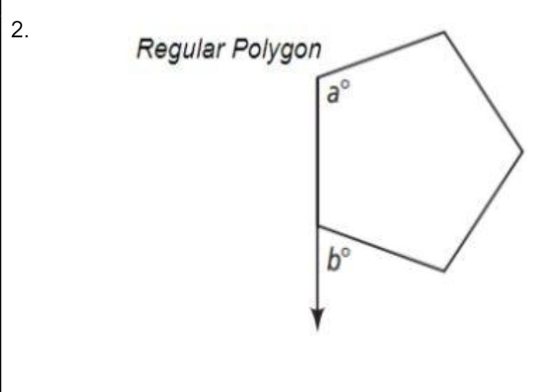 2.
Regular Polygon
b°

