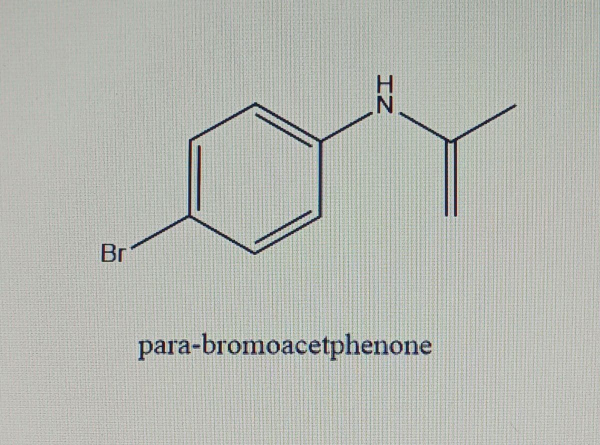 Br
HN
para-bromoacetphenone