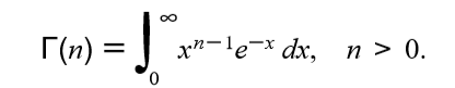 r(n)
x"-le=x dx, n > 0.
%|
