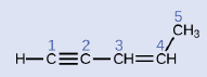 5
CH3
3 4/
H-CEC-CH=CH
1
2
