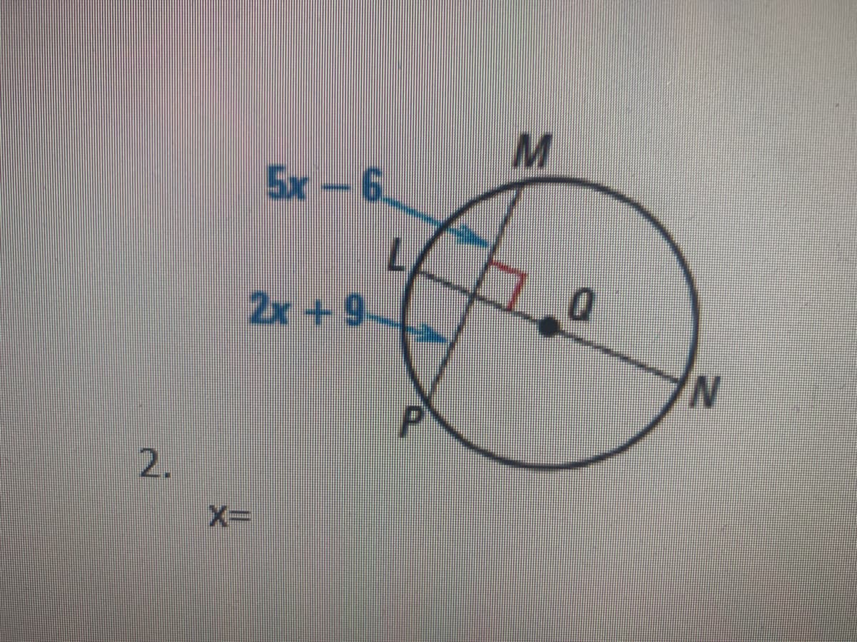 5x-6.
LA
2x+9-
2.
X=
