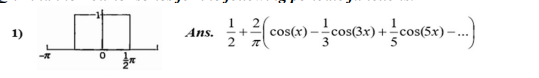 Ans.
cos(x)
(3x) +cos(5x):
