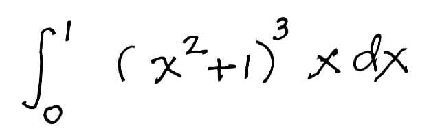 S
(x²+i)
3
xdx