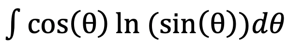 S cos(e) In (sin(0))d0
COS

