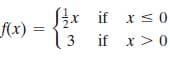 Sx if xs 0
f(x) =
%3D
if x> 0
