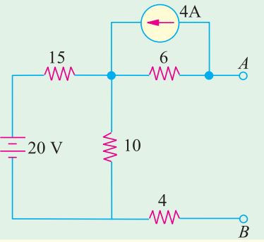 4А
15
6.
A
– 20 V
10
4
В
