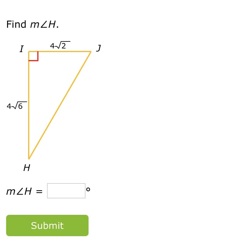 Find mZH.
4/2
I
4-/6
H
mZH =
Submit
