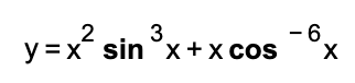 2
3
- 6
y =x sin x+x cos
X
