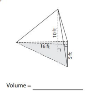 16 ft
Li
Volume =
10 ft
