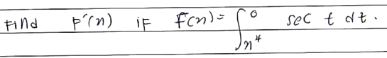 Find
(u), d
IF Fon) =
4
sec tdt