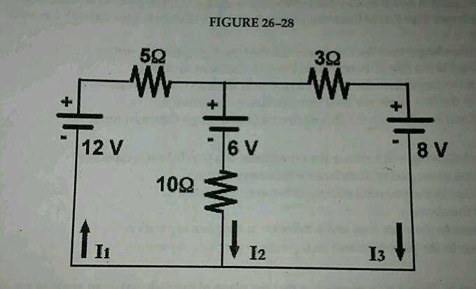 12 V
II
522
W
109
FIGURE 26-28
6 V
WW
12
392
W
13
8 V