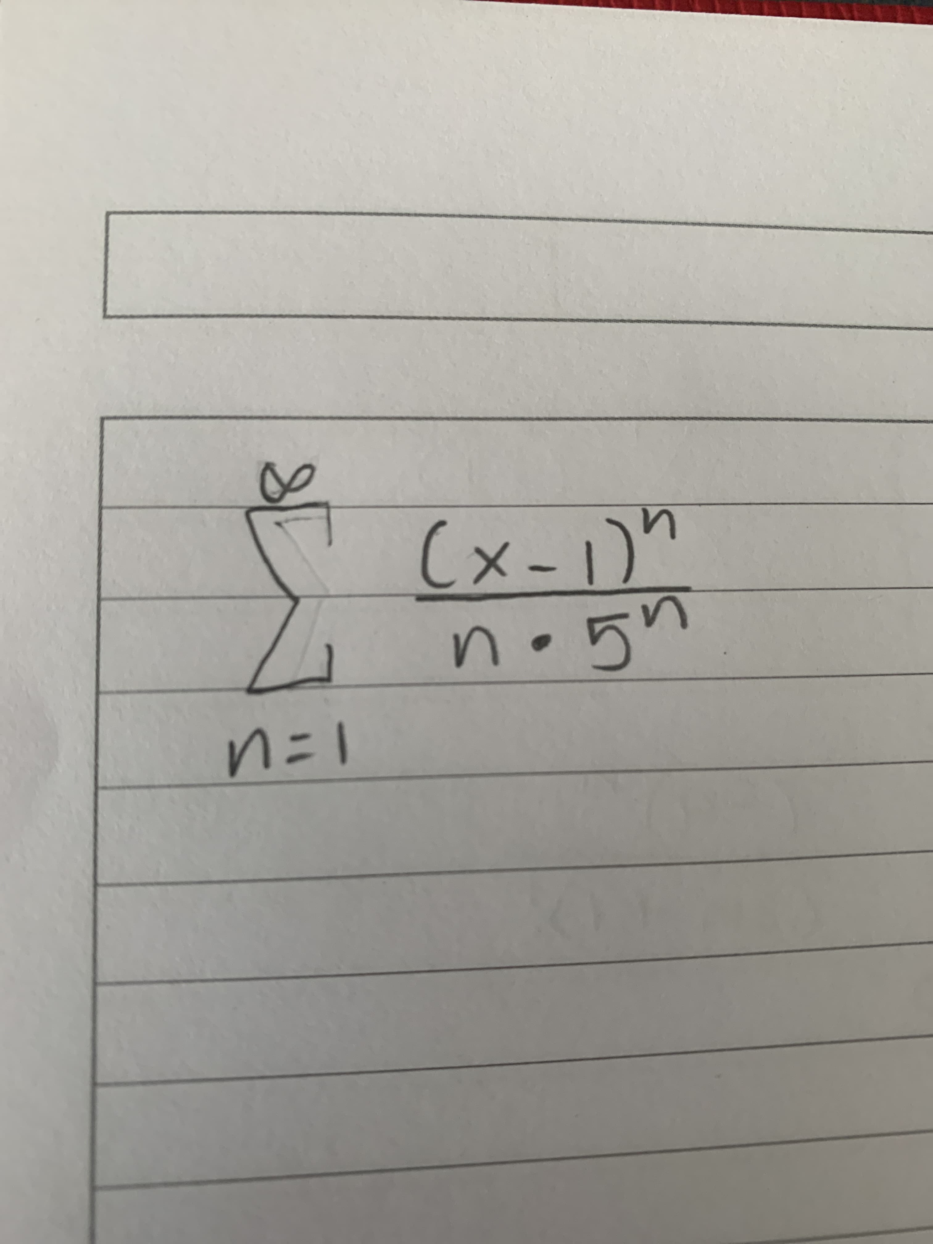 (x-1)"
4n.5n
n=1
