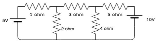 1 ohm
3 ohm
5 ohm
5V
10V
2 ohm
4 ohm
