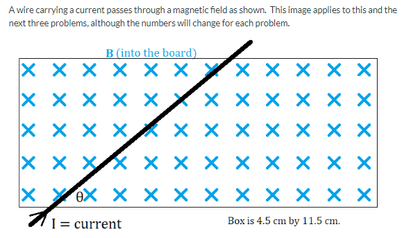 B (into the board)
хх
X XX X X X X
хх
хххх хх
хх
X X X X X X X
X X X X X × X
хххх ххххх
х >
71 = current
Box is 4.5 cm by 11.5 cm.
хх
