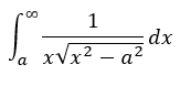 1
dx
xVx2 – a?
a
X.
X'
