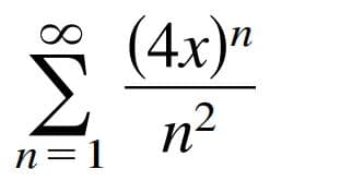 (4х)"
n=1
n²
