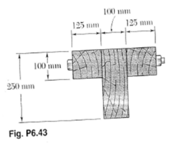 100 mm
125 mm
125 mm
100 mm
250 mm
Fig. P6.43
