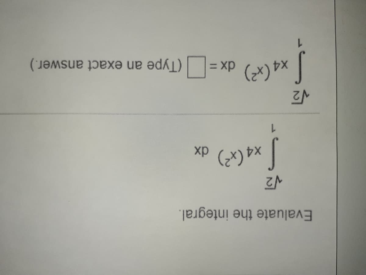 x4 (x²)
1.
Evaluate the integral.
| x4 (x²)
= xp
%3D
(Type an exact answer.)
xp
