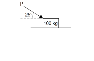 P.
25°
100 kg
