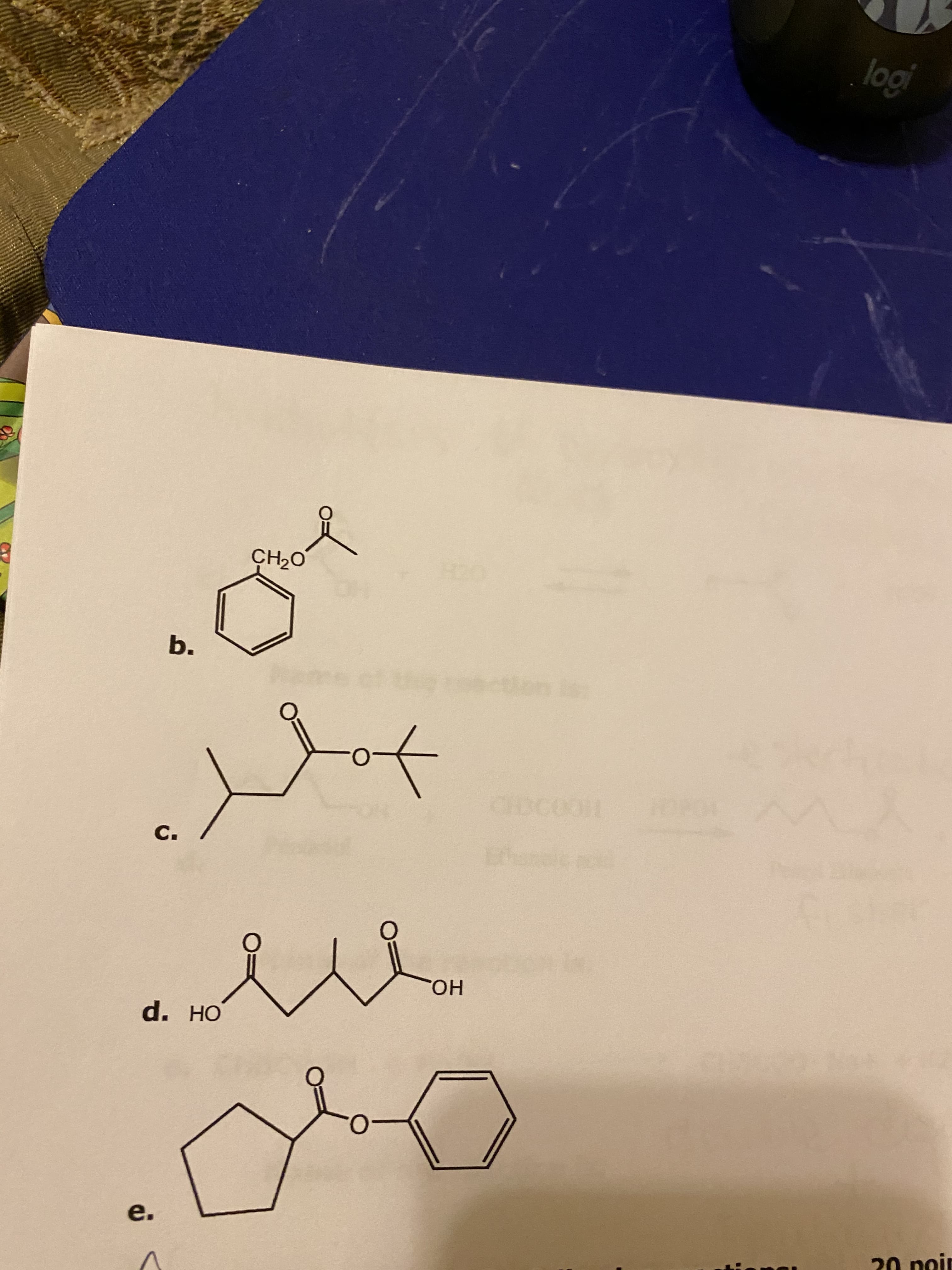 CH20
20
b.
ction is
of
CDCOO
C.
CHO.
d. HO
