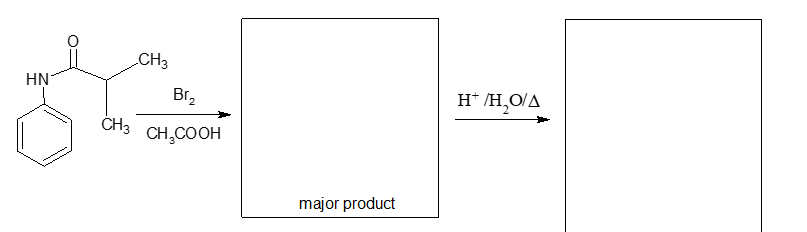 ΗΝ
CH3
CH3
Bra
CH3COOH
major product
H HO/A