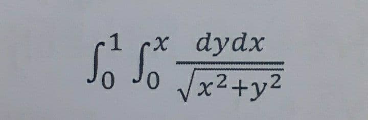 x dydx
Vx2+y2
0.
