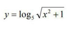 y = log, Vx? +1
