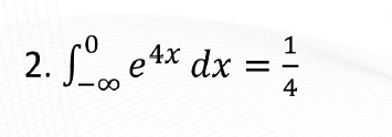 2. L, e* dx =
1
е
4
