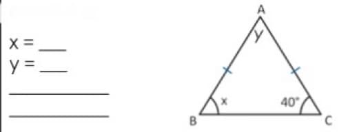 X =
y =
40
C
