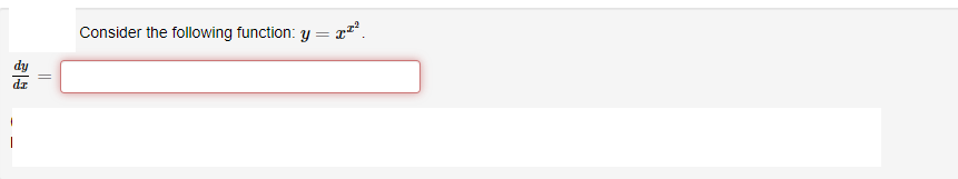 Consider the following function: y = x2*.
dr
||
