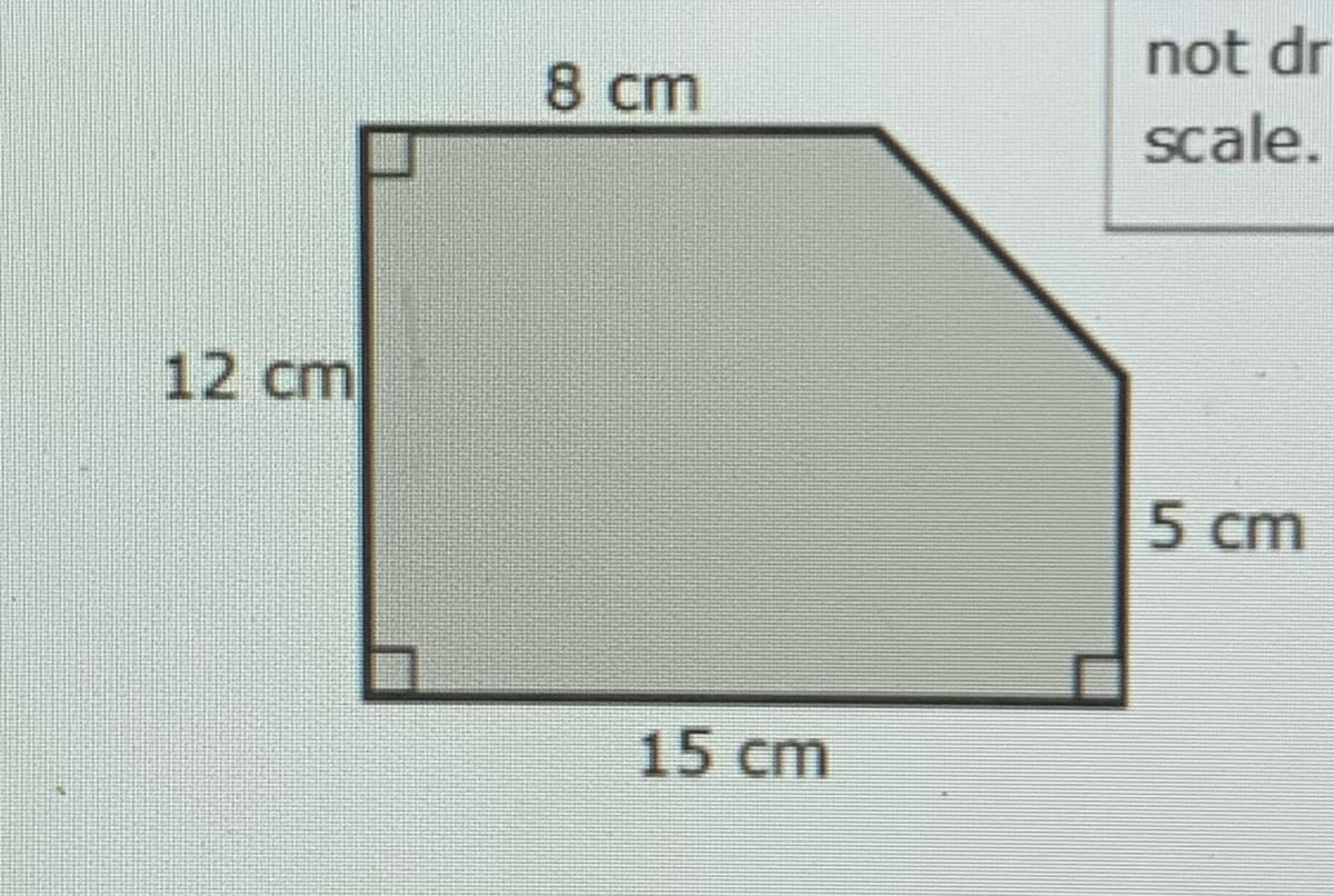 not dr
8 cm
scale.
12 cm
5 cm
15 cm
