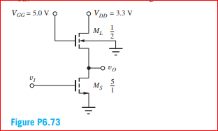 VGG = 5.0 V o
VDD = 3.3 V
м,
м.
Figure P6.73
